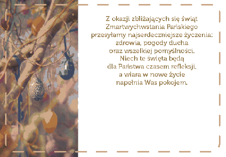 Zielone życzenia z okazji świąt Zmartwychwstania Pańskiego